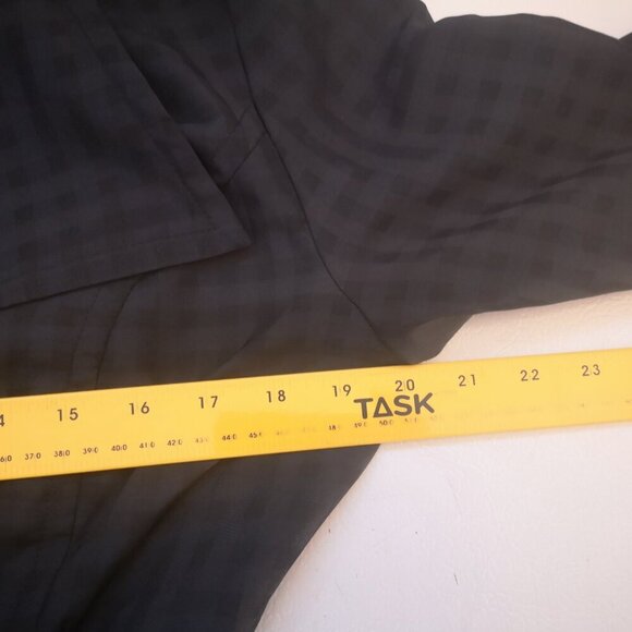 Lapis Ladies Black Size Medium Lightweight Coat - Dress - Picture 7 of 8